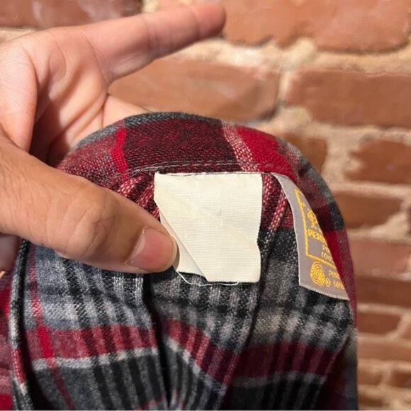 Pendleton 100% Virgin Wool Pleated Tartan Midi Dress Size 8 Made in USA - Picture 2 of 7